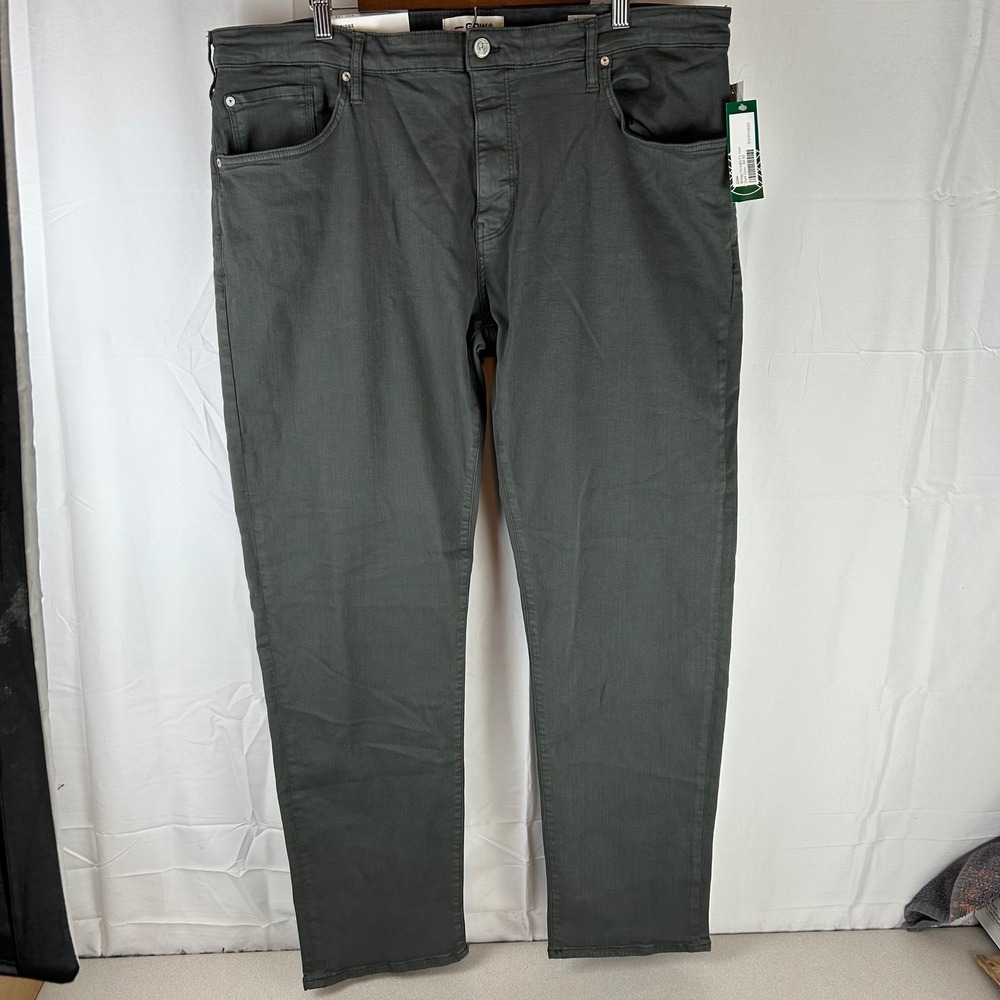 GDW Bridge Straight Fit Jeans Mens‎ 42x32 Dark Grey Stretch Denim G006602-80993